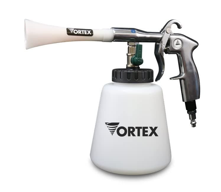 HI-TECH Vortex I Air Cleaning Gun – Deep Cleans Auto Interiors & Exteriors – Compressed Air Powered – Car Detailing Tool for Dirt, Dust, Grime & Stains
