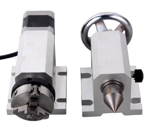CNC Router Rotational Rotary Axis A-Axis L 4th-Axis Tailstock Engraving Machine