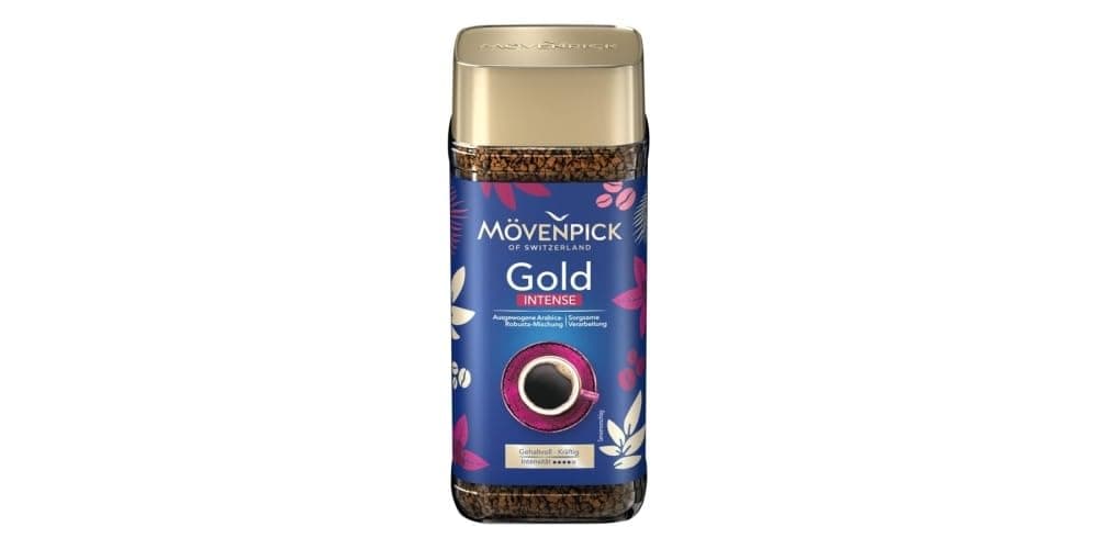 MOVENPICK Gold Intense Instant Coffee, 100 gm