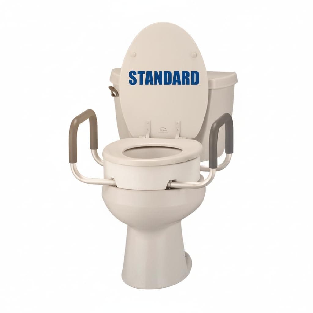NOVA Toilet Seat Elevator with Arms - Standard