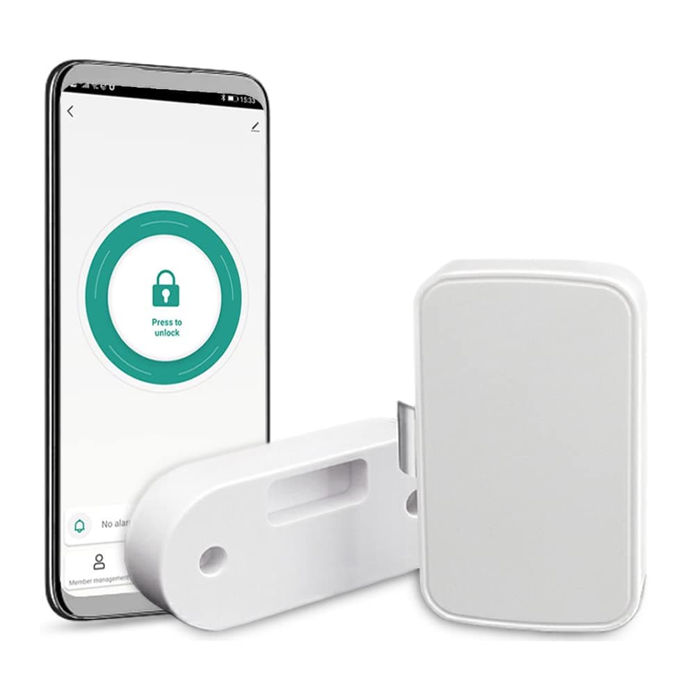 UanTii Tuya Smart Home File Cabinet Lock Drawer Lock Wireless Bluetooth Keyless Invisible Mobile APP Control Electronic Locks For Furniture Drawer