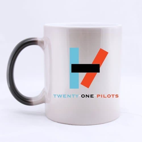 Twenty One Pilots Logo Customized Design Morphing Mug Coffee Mug Creative Milk Mug Personalized Tea Cup 11OZ by BOLALA Morphing mug