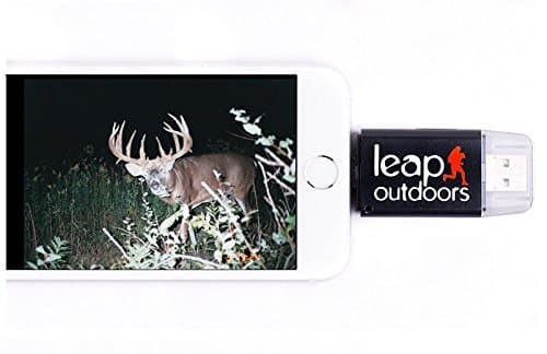 SD Card Reader Game and Trail Camera Viewer for Apple iPhone | Works with Cases | Reads SD, SDHC. Hunting Accessories Must Have!