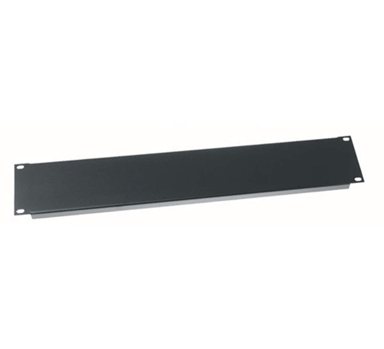 Middle Atlantic 3.5 in. 2 SP Blank Panel Flanged in Black