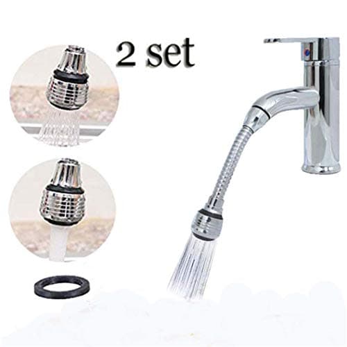 PWireless Universal tap Anti-Splash Nozzle Extender Filter, Kitchen Sprinkler lengthening Water Saver, foaming Sprinkler Faucet