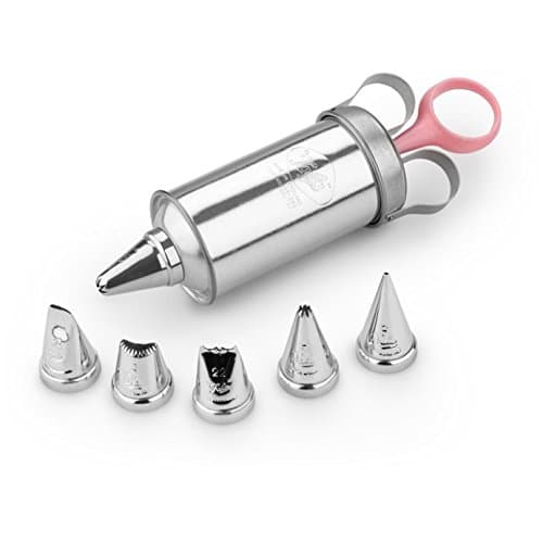 Tala Traditional Design Icing Syringe Set, Supplied with 5 Icing Nozzles