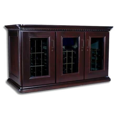 Le Cache Euro Credenza - Chocolate Cherry finish