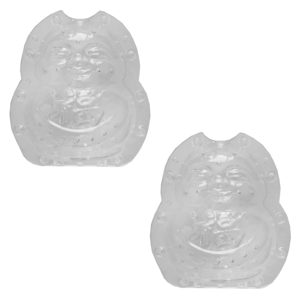 Zerodeko 2Pcs Transparent Fruit Mold Fruit Shaping Mold Buddha Shaped Watermelon Growing Mold Vegetable Growing Mould Growth Forming