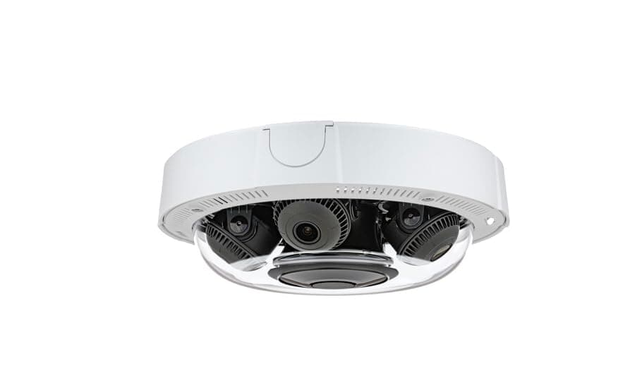 Axis P3738-PLE Multisensor Panoramic Camera, 4x4K Video Resolution, Indoor and Outdoor Use, 32 MP, IR LED Motion Alert
