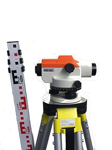 Prexiso CL32 32x Automatic Optical Level with Tripod & Staff by Prexiso