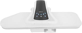 - 36" Large Steam Iron Press with LED Touch Screen, Professional Iron Press Machine Steam Press with 5 Fabric Settings & Steam Burst Function for Home Business (White)