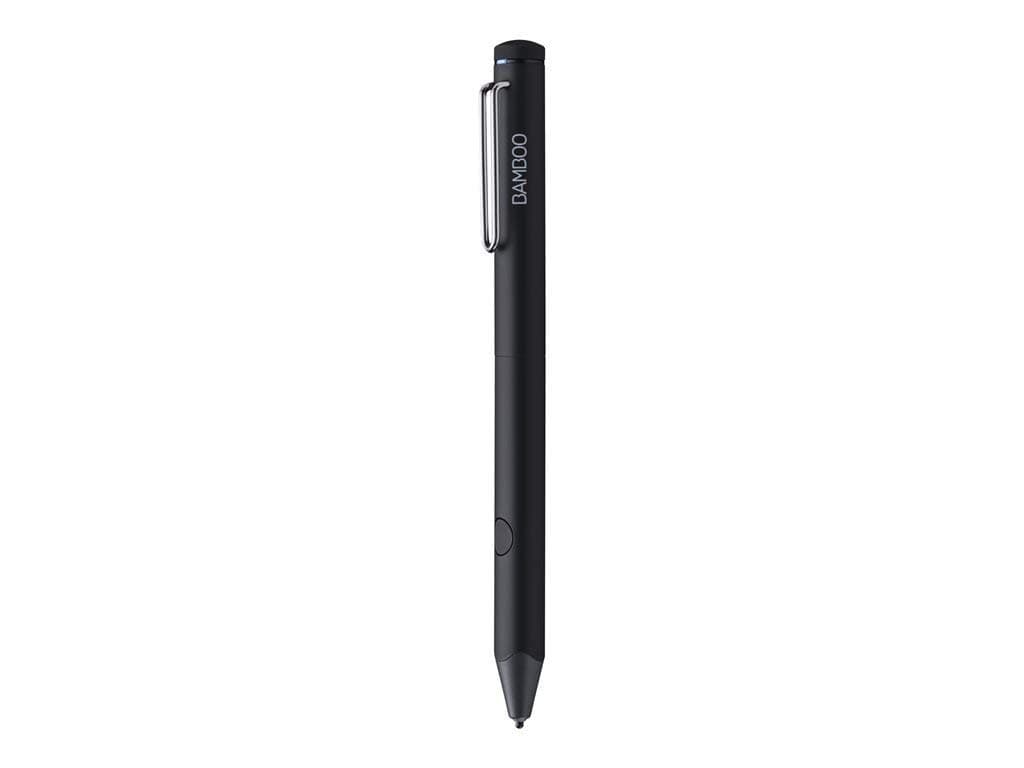 Wacom K100879 Bamboo Fineline 3 Smart Stylus (3rd Generation), Active Touch Pen for Apple iOS Touchscreen Input Devices Such as iPhone or iPad, Black