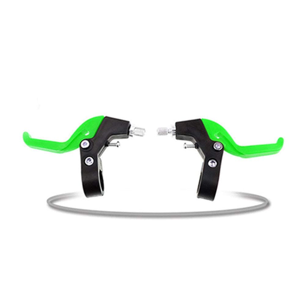 DGHAO Brake Handle 1 Pair Brake Levers Universal RFID ocking Kids Cycling Parts Children Bicycle(Green)