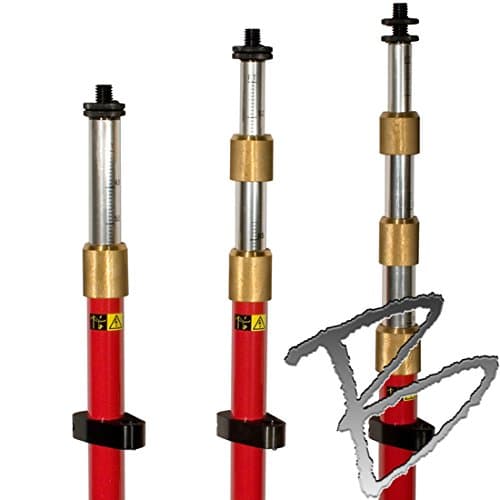 Sokkia Compression/Collet Lock Prism Poles 15ft.