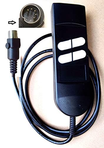 UP/Down 4 Button 5PIN Roll line 180° Electric Sofa Remote Hand Control for OKIN,LIMOSS,Pride,Golden,Berkline Lift Chair or Power Recliner