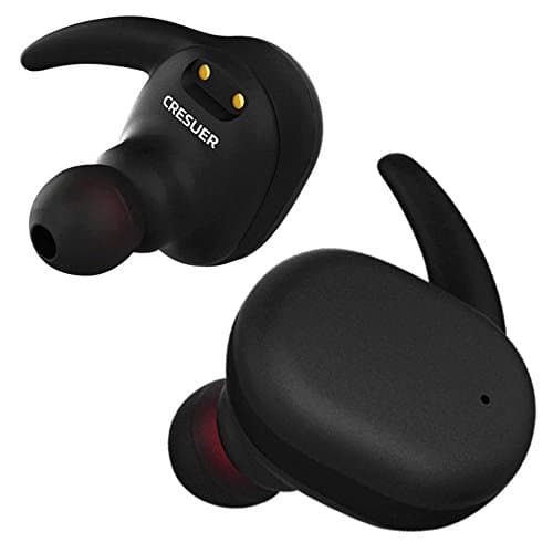 【UPGRADED】Wireless Bluetooth Earbuds with Charging Box, CRESUER TOUCHWAVE Touch Control, Ergonomic Soft Rubber Design for Sports, AGS Matt Coating, Waterproof & Scratch Resistant TWS Earbuds Earphones