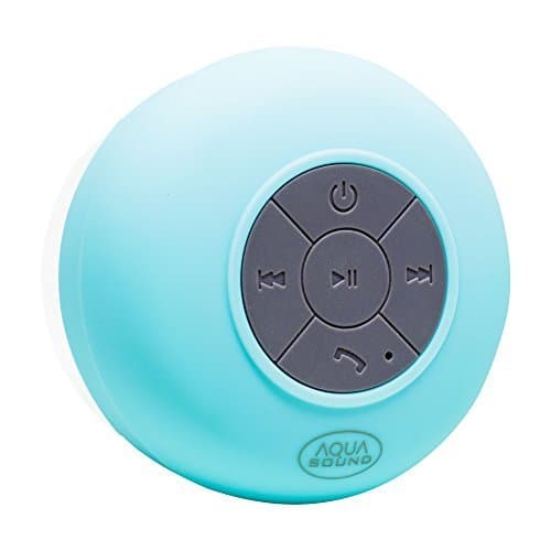 Aqua Sound Water Resistant Bluetooth Speaker with Bluetooth 3.1 + EDR, 3W Output Power and Ipx4 Water Resistance