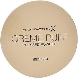 Max Factor Creme Puff, Pressed Compact Powder, 042 Deep Beige, 21 g