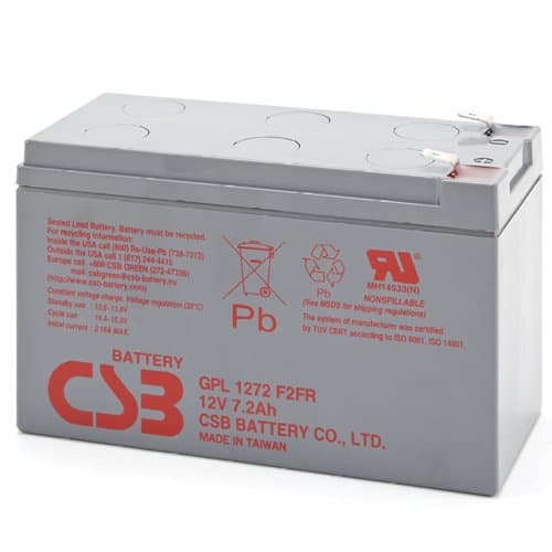 CSB Battery 12V 7.2Ah Long Life Battery