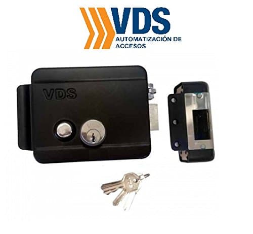 Automatic Electric Lock Hinged Door, electrocerradura with Push Button 12 V VDS Door Garage Gate AUTOMATICA or Pedestrian