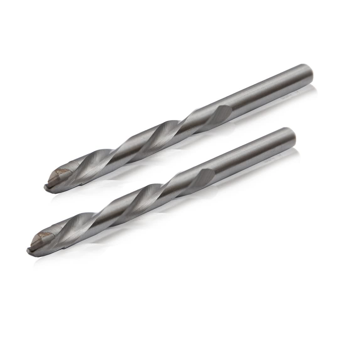 6mm TCT Drill Bit x 2 - Precision Ground Hardplate - Locksmiths - Tungsten Carbide Tipped