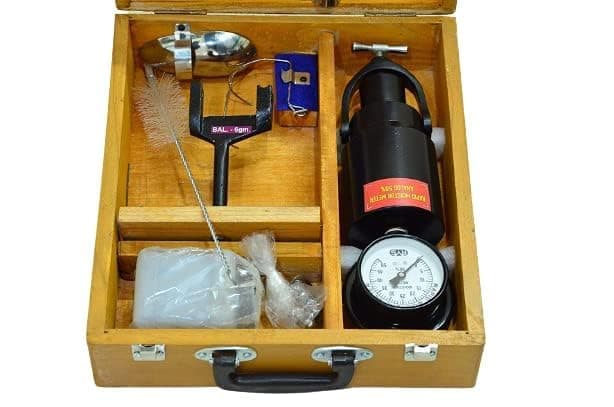 Compact Rapid Moisture Meter Kit with Wooden Case for Easy Storage and Transport - Quick Soil Water Content Measurement (Rapid Moisture Meter) By TENABLE NAUTICAL MART