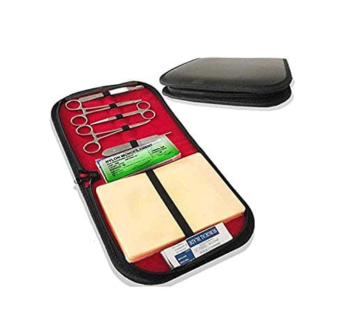 Suture Kit - Full Suture Practice Kit - Complete Suturing Training Set - for Medical, Nurse and Veterinary Students