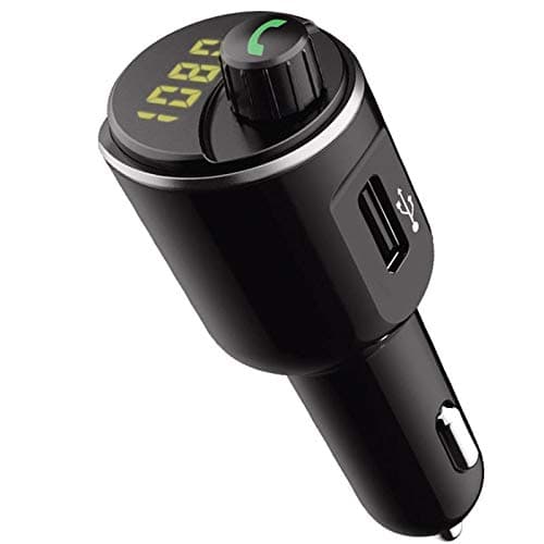 VeeDee T21 Bluetooth Car Kit Handsfree Set FM Transmitter MP3 Music Player 5V 2.1A Dual 2 USB Car Charger Support USB Music