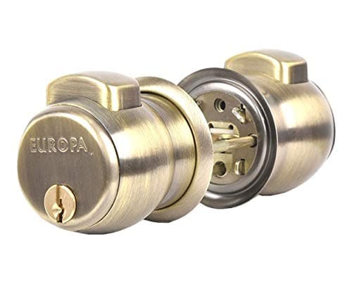 Europa Stainless Steel Night Latch Key Lock | Automatic Single/Double Door Latch | Rust-Resistant Metal Body| Easy to Use & Secure for Homes & Offices