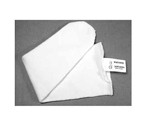 Knit Rite Soft-Sock Coolmax Cuddly n Soft Prosthetic Sock - 3 Ply With Hole - Regular Extra Short - 1SP3SRXS