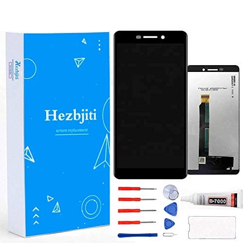 Hezbjiti LCD Display Touch Screen Digitizer Assembly Replacement Compatible for Nokia 6 II 2 2018/For Nokia 6 (6.1 2018) TA-1043 TA-1045 TA-1050 TA-1054 TA-1068 5.5" (Black)