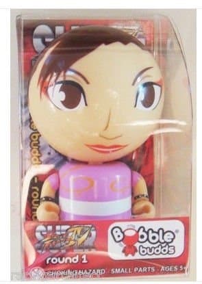 Bobble Budds SDCC 2012 Series 3 Round 1 Chun Li Figure (Pink Variant)