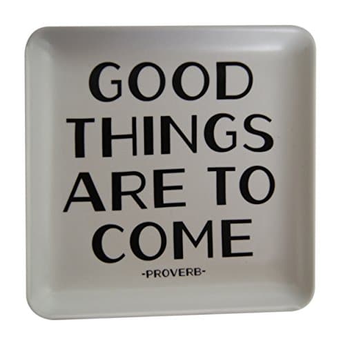 Quotable Ceramic Decorative Dish (Good Things Are To Come)