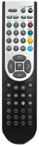 GRC - RC1900 - CE19LD08DV-B CE19LD90DV-B CE19LD90DVN-B Remote Control for sanyo Tv`s / Television