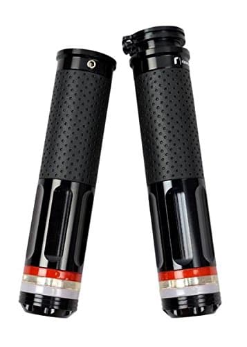 AV Rizoma Hand Grip with End Bar LED Light (Pack of 2)