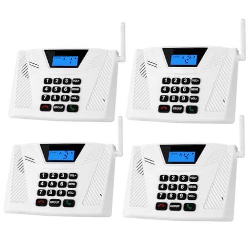 2024 Home Upgrade Wireless Intercoms, 5300ft Range Hands-Free Intercom, Two-Way Communication Home Intercom System in Time