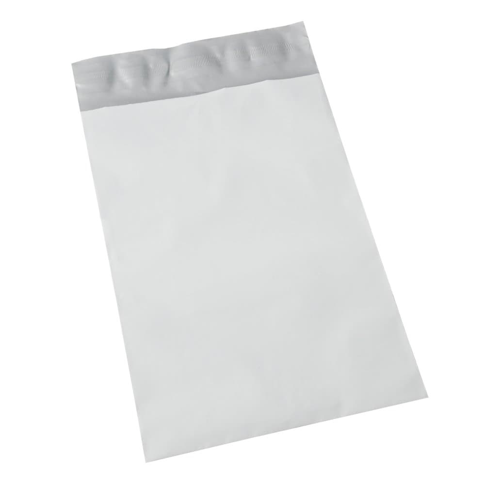 25 EcoSwift 12 x 15.5 White Poly Mailers Self Sealing Bulk Packaging Materials Shipping Supplies Envelopes Bags 12 inches by 15.5 inches