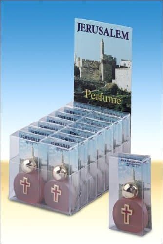 Jerusalem Perfume 7 ml. with Cross - Christian Perfume from Jerusalem