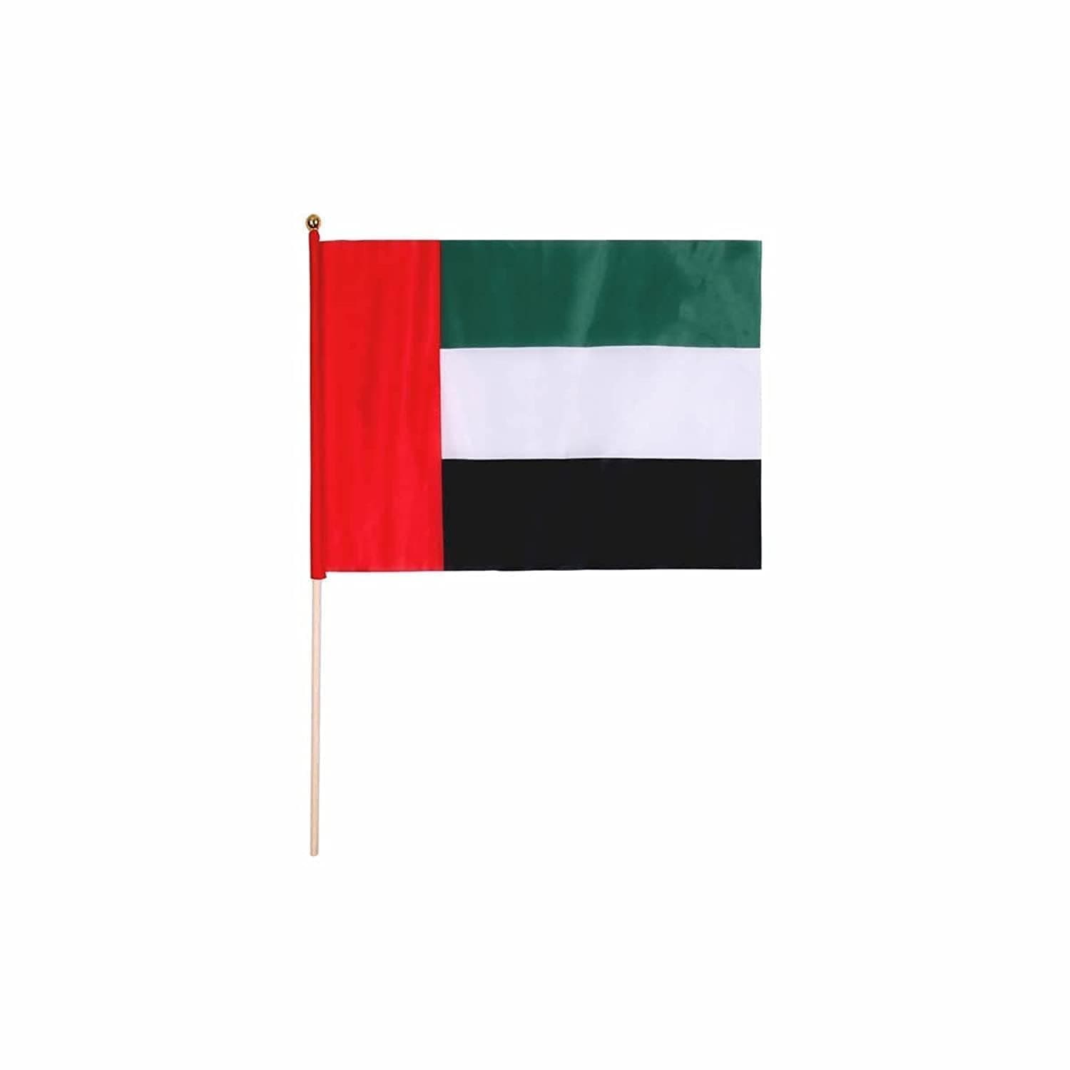 UAE Flags with Wood Stick - 12 Pieces