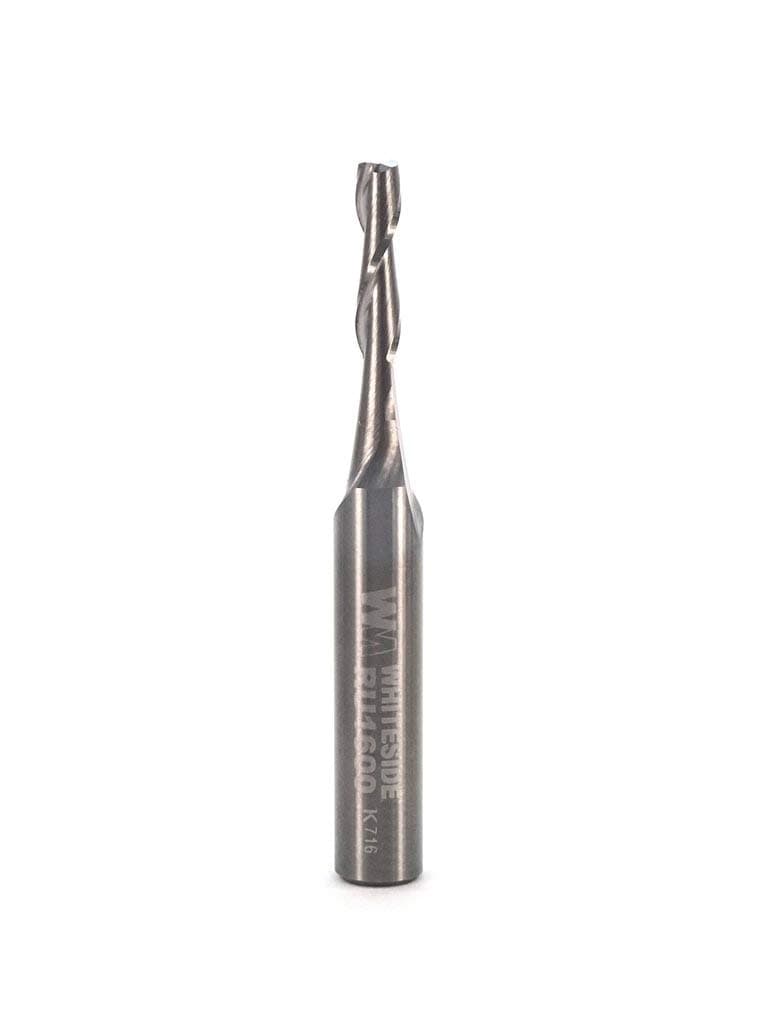 Router Bits RU1600 Standard Spiral Bit with Up Cut Solid Carbide 1/8-Inch Cutting Diameter and 1/2-Inch Cutting Length
