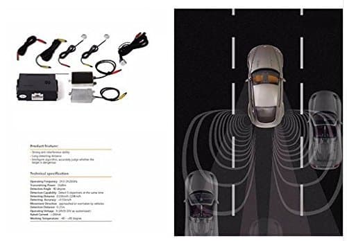 Radar Based Blind Spot Sensor and Rear Cross Traffic Alert System, BSD, BSM, Wave Radar Blind Spot Detection System