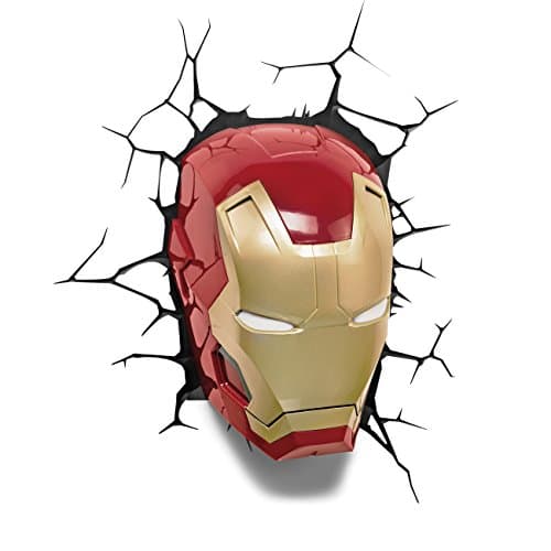 Official Marvel Avengers Ironman 3D Wall Mount Night Light