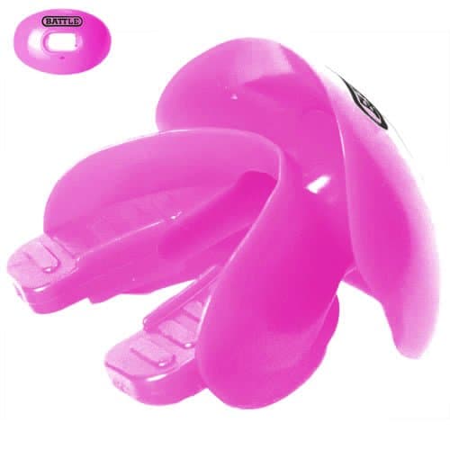 Battle Oxygen Lip Protector Mouthguard, Neon Pink