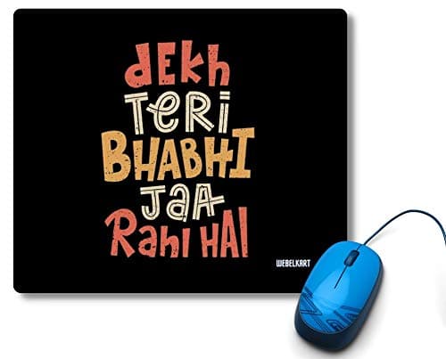 WebelkartDesigner Mouse Pad / Rubber Base Mouse Pad for Laptop, PC/Anti Slippery Mouse Pads for Computers, PC, & Wireless Mouse