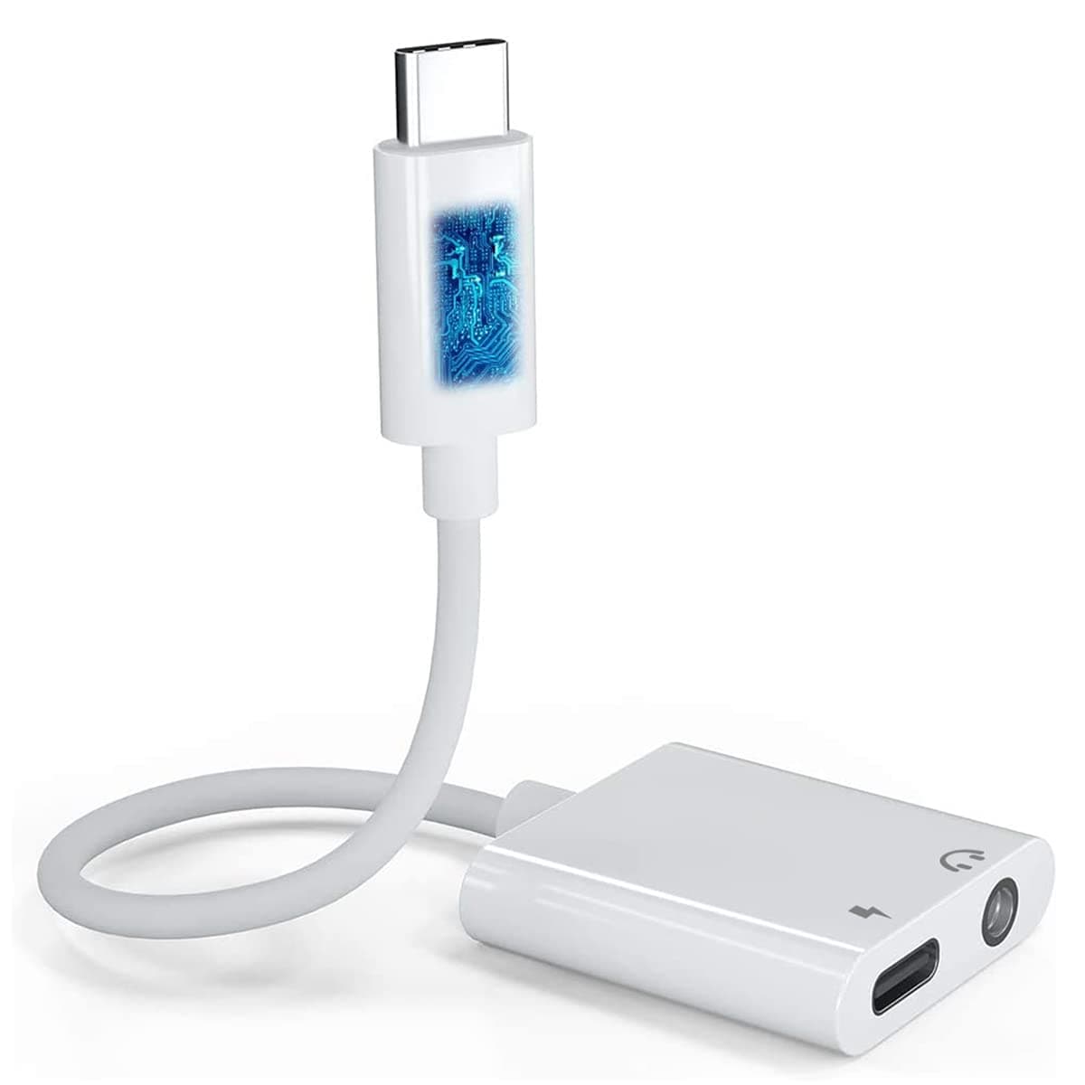 USB C to 3.5mm Adapter, Type C to 3.5mm Headphone Jack Adapter Earphone Audio Adapter Compatible for Google Pixel 4/3 / 2XL, Galaxy Note 10, Galaxy Tab S6/S5e, OnePlus 7 Pro, Huawei P20 / P20 Pro