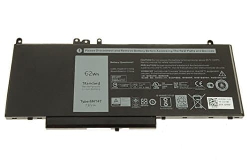 GreenTech New 6MT4T Replacement Battery for Dell Latitude E5470, E5570 - GreenTech 7.6V 62Whr 7V69Y TXF9M 79VRK 451-BBTW