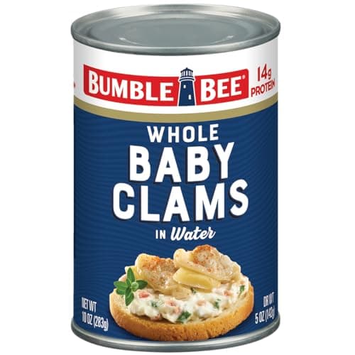 バンブルビーファンシーホールベビーアサリ、10オンス