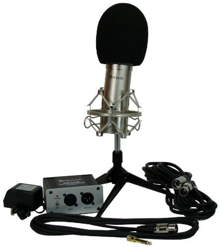 BadAax SP510 FET Condenser Microphone with Phantom Power Supply and Case
