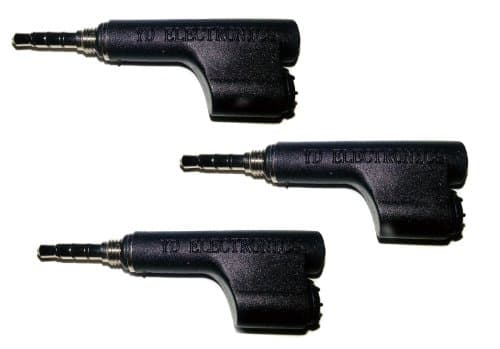 YD ELECTRONICS New Design Headphone Adapter for iPhone all models 6/ 6 Plus Lifeproof Cases with Black Jack cover- Set of 3