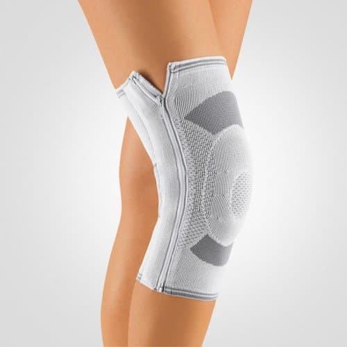 BORT select GenuZip® Knee Brace-L-Silver-Left